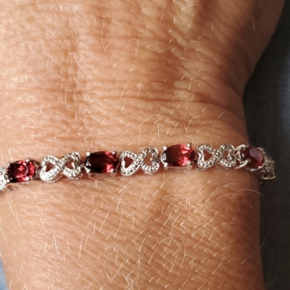 Garnet bracelet